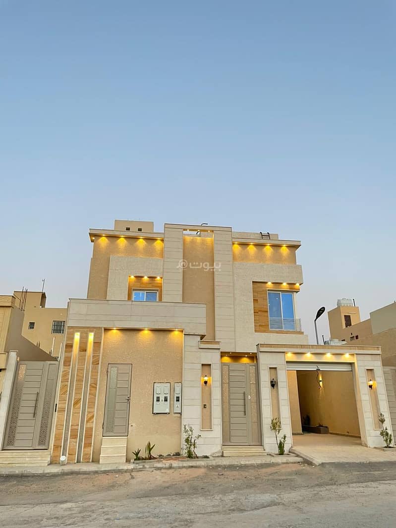 Separate villa + two apartments for sale in Al Bayan Neighborhood, East Riyadh