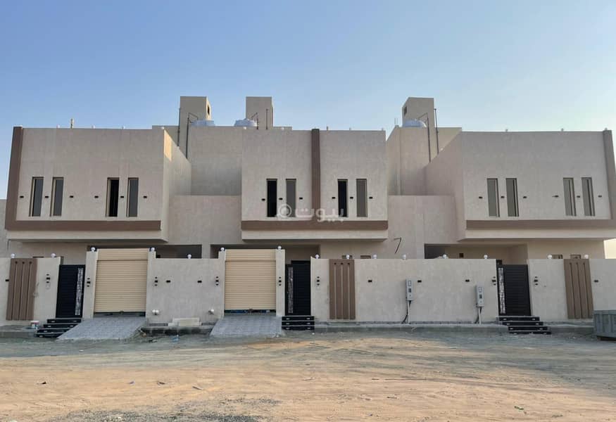 Semi-attached villa + annex for sale in Al Qryniah, South Jeddah