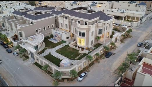 فیلا 7 غرف نوم للبيع في الرياض، منطقة الرياض - للبيع قصر فاخر جودة عالية في الملقا , شمال الرياض