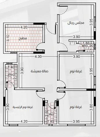 شقة 4 غرف للبيع في الريان، شمال جدة