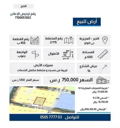 Residential Land for Sale in Al Khobar, Eastern Region - Land For Sale in Al Khobar, Eastern Region