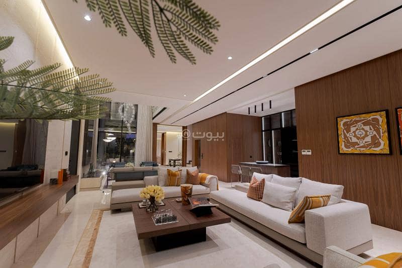 For sale, villas in the Argan Kaza project, modern design, Al-Malqa neighborhood, Riyadh.