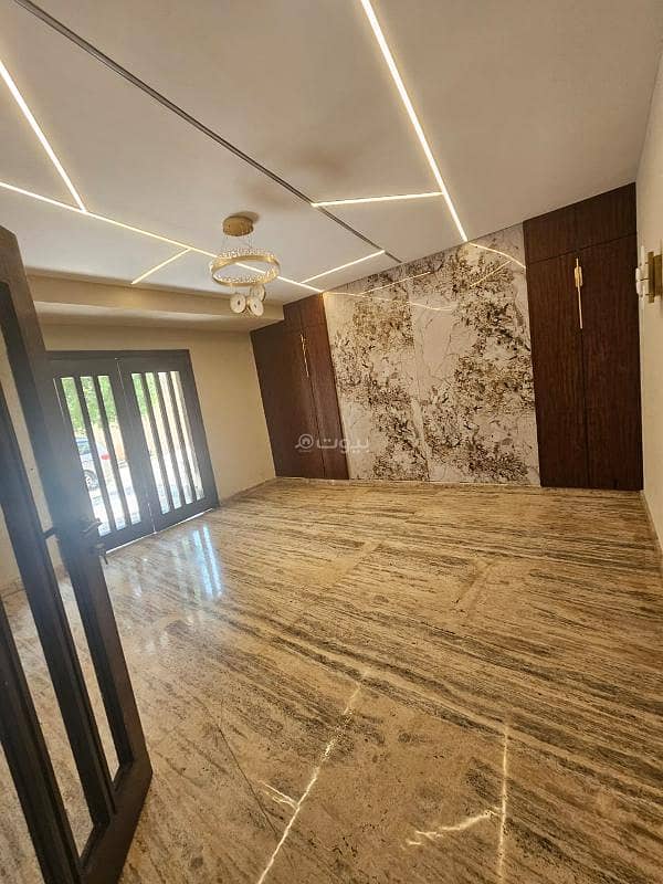 5 bedroom apartment in Al Rawdah neighborhood, front with two entrances, new and ready for housing, accepts bank financing