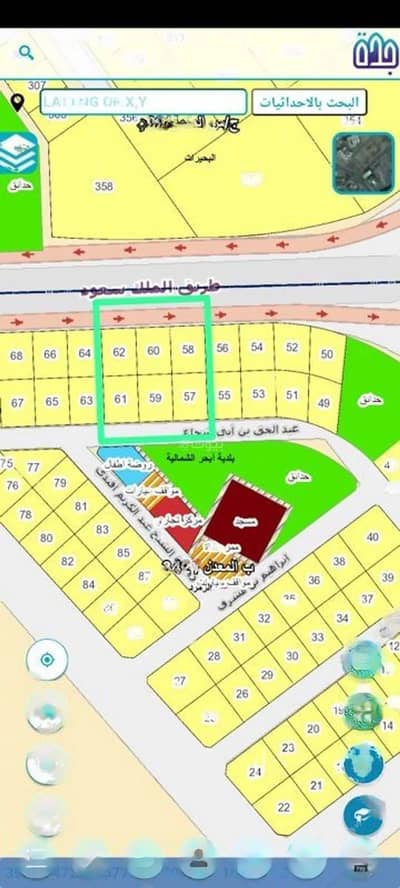 Land for Sale in Jeddah, Western Region - Commercial Land for Sale in Obhur Al Shamaliyah, Jeddah