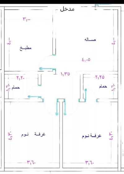 شقة 2 غرفة نوم للبيع في جدة، المنطقة الغربية - شقة ٢ غرفة نوم للبيع في حي النزهة، جدة