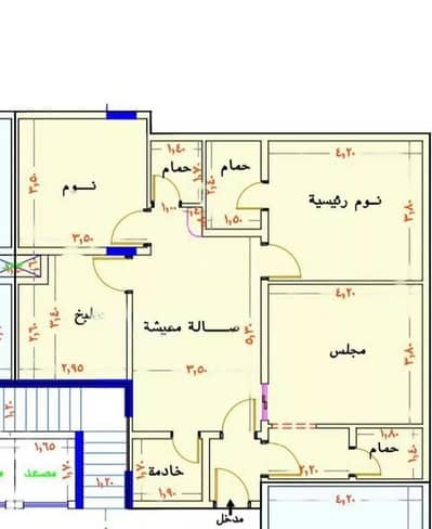 فلیٹ 4 غرف نوم للبيع في جدة، مكة المكرمة - شقة 4 غرف للبيع، شارع شبير ابن مبارك، جدة