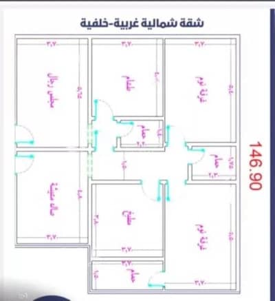 فلیٹ 4 غرف نوم للبيع في جدة، المنطقة الغربية - شقة 4 غرف نوم للبيع على طريق المدينة في جدة
