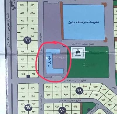 ارض تجارية  للايجار في جدة، المنطقة الغربية - أرض تجارية للإيجار في السنابل، جدة