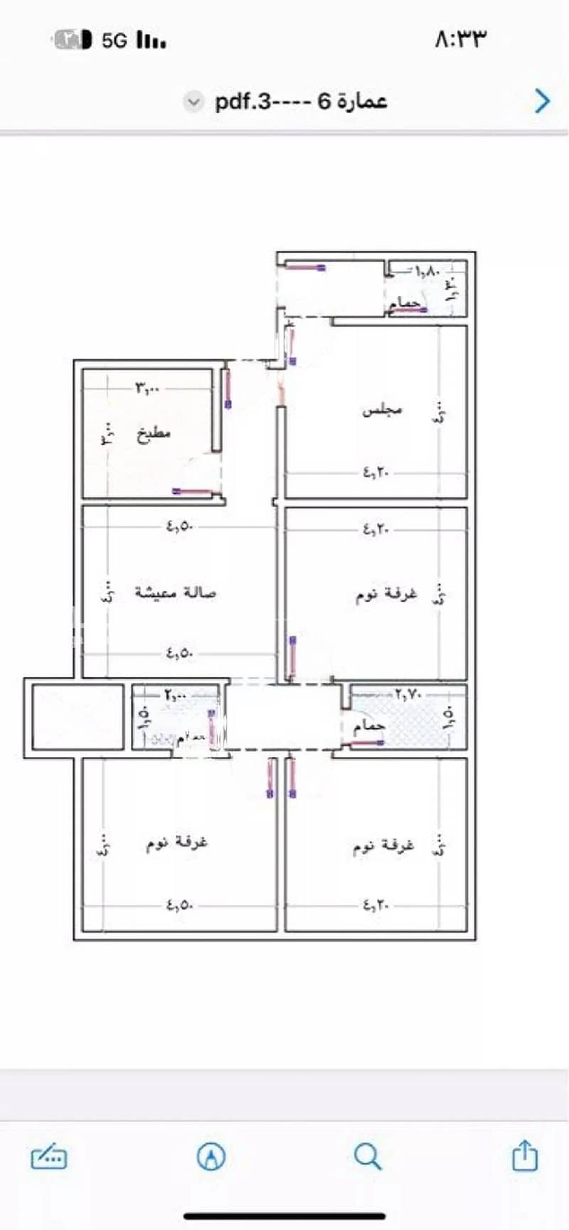 4 Room Apartment For Sale, Al Waha, Street 52, Jeddah