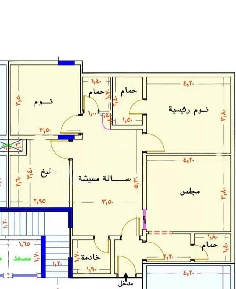 شقة 4 غرف للبيع، شارع شبير ابن مبارك، جدة