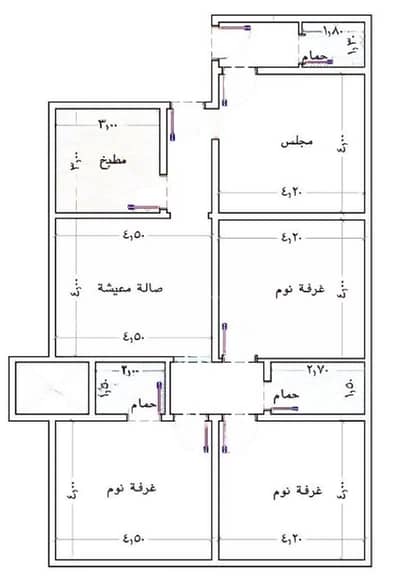 4 Bedroom Flat for Sale in Jeddah, Western Region - 4 Rooms Apartment For Sale - Al Marwah, Jeddah