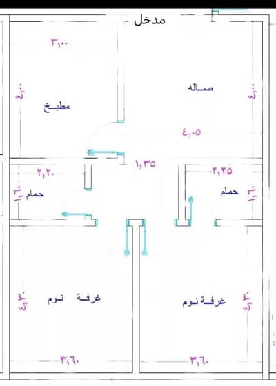2 Bedroom Apartment for Sale in Jeddah, Western Region - 2 Bedroom Apartment For Sale in Al Nuzhah District, Jeddah
