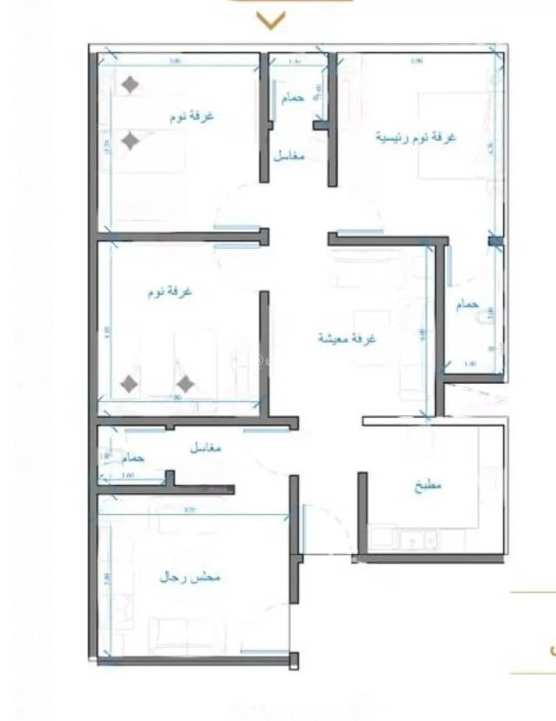 4 Room Apartment For Sale Obhur Al Shamaliyah, Jeddah