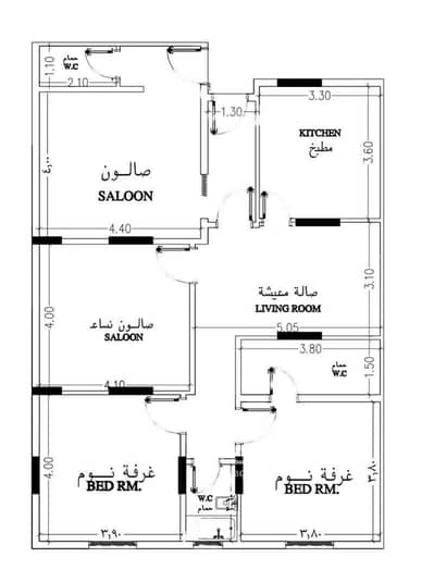 فلیٹ 4 غرف نوم للبيع في جدة، المنطقة الغربية - شقة للبيع في مريخ، جدة