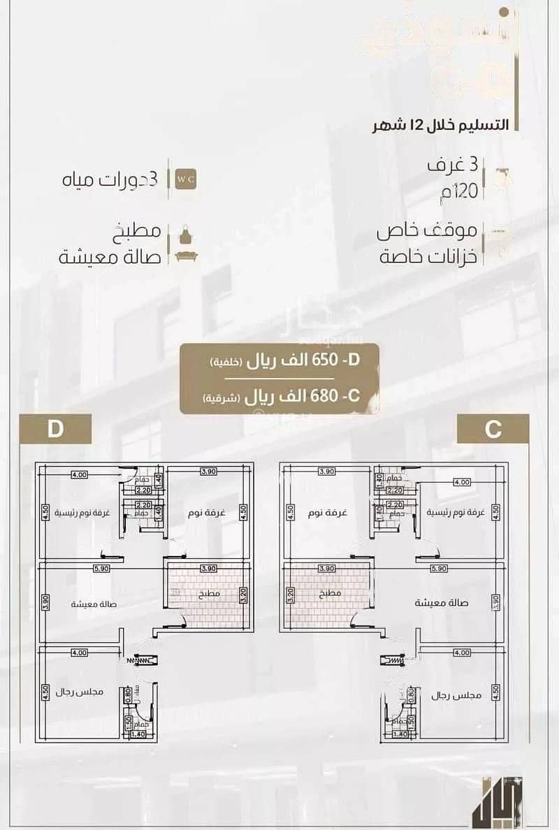 4-Room Apartment For Sale, An Nahdah, Jeddah