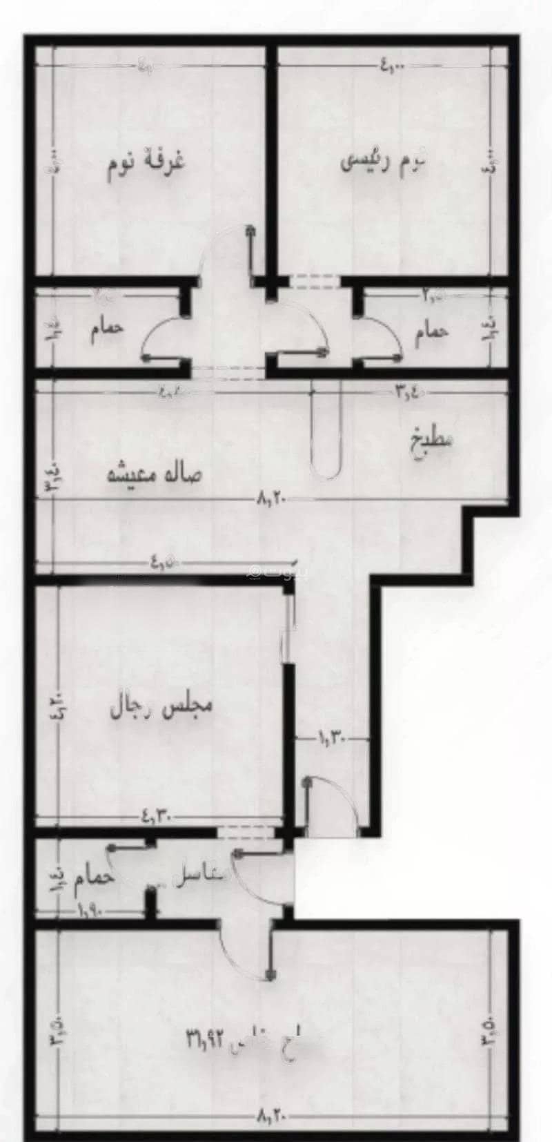 4 Rooms Apartment For Sale, Abu Baker Al-Siddiq Street, Jeddah