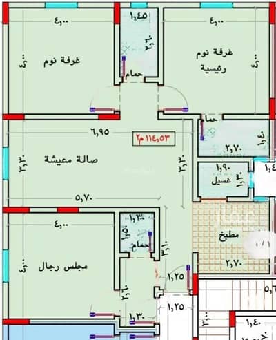 4 Bedroom Apartment for Sale in North Jeddah, Jeddah - 4 Rooms Apartment For Sale in Al Manar, Jeddah