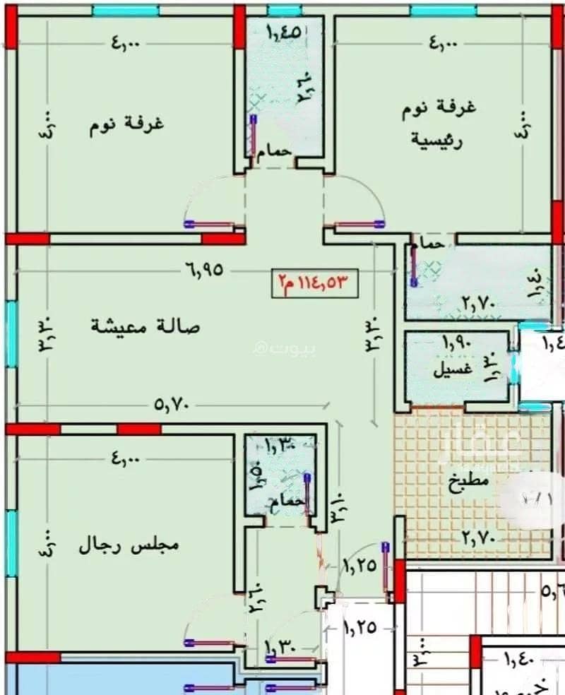 شقة 4 غرف للبيع في حي المنار، جدة