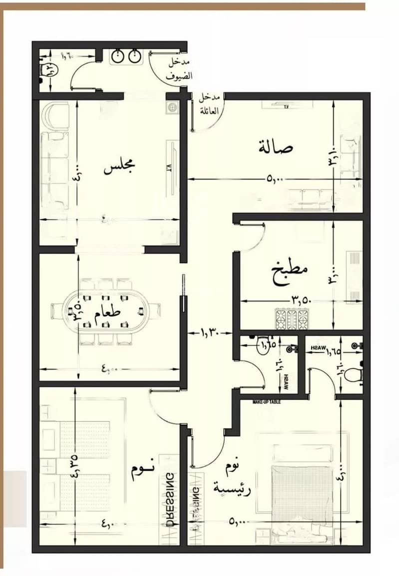 شقة 4 غرف للبيع بشارع 20، جدة