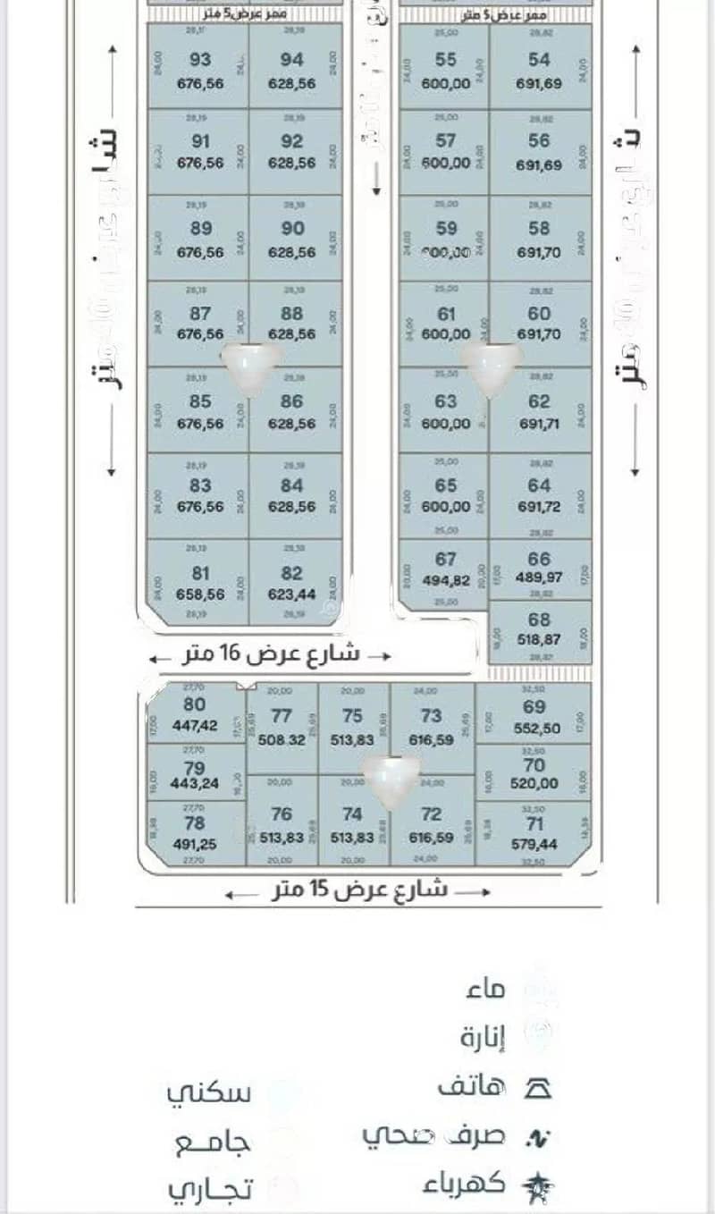 أرض سكنية بـ صفر غرف نوم للبيع في العروبة، الدمام