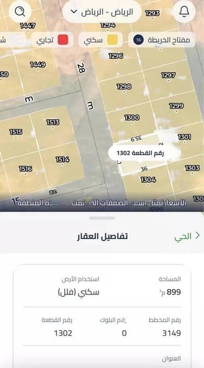 ارض سكنية  للبيع في المشرق، الرياض - أرض للبيع في شارع المكرمه الدينوري, الرياض