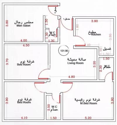 شقة 3 غرف نوم للبيع في شمال جدة، جدة - شقة 3 غرف نوم للبيع في شارع الأمير ماجد، جدة