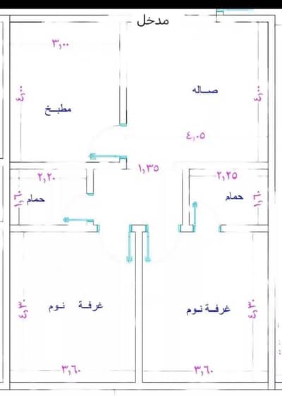 2 Bedroom Apartment for Sale in North Jeddah, Jeddah - 2 Bedroom Apartment For Sale in Al Nuzhah District, Jeddah