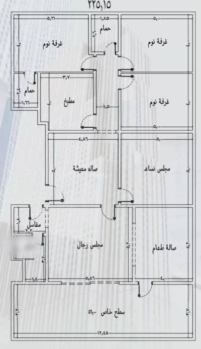 4 Bedroom Flat for Sale in North Jeddah, Jeddah - 4 Rooms Apartment For Sale Abu Bakr Al-Siddiq Street, Jeddah