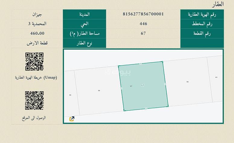 Residential Land For Sale In Al Muhammadiyah 3, Jazan