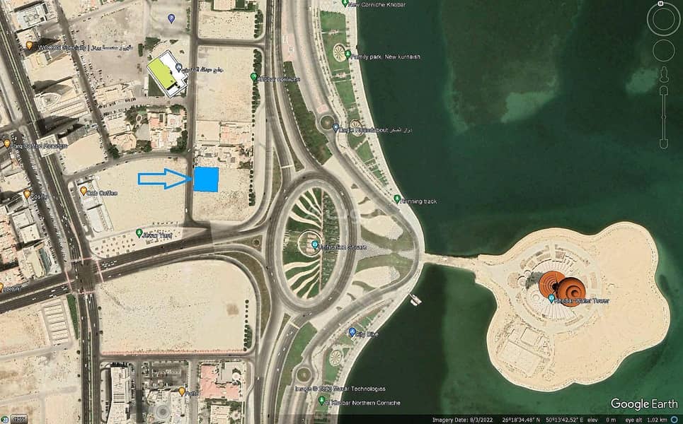 Land For Sale in Corniche, Al Khobar