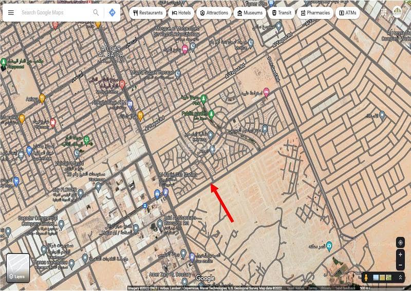 Commercial land for sale in Riyadh - Taybah District 6, number 1581