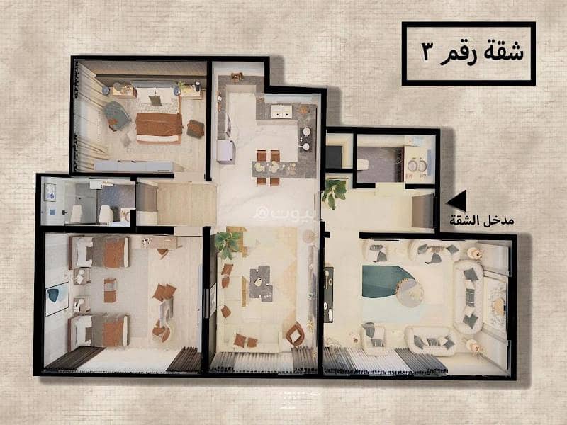 Apartment for sale in Al Shawqiyyah, Makkah