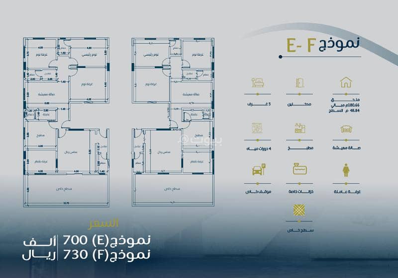 Annex 5 rooms for sale in Rayan, Jeddah