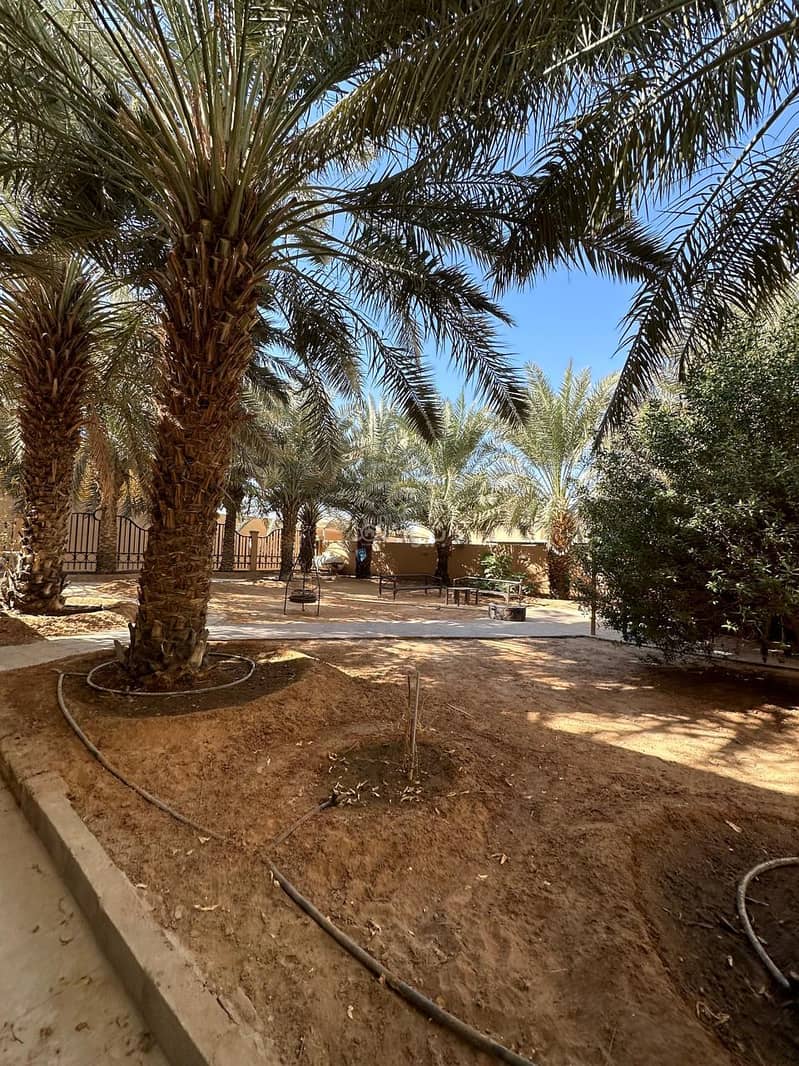 A plot of land with a rest house built on it, in Al Nafal, Riyadh