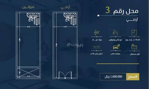 معرض  للبيع في شمال جدة، جدة - محل تجاري للبيع في النهضة ، جدة