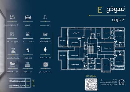 7 Bedroom Flat for Sale in North Jeddah, Jeddah - 7 Bedrooms Apartment For Sale in Al Nahdah, Jeddah