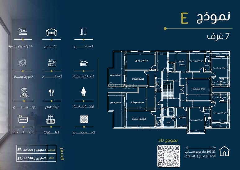 7 Bedrooms Apartment For Sale in Al Nahdah, Jeddah