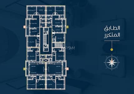 4 Bedroom Apartment for Sale in North Jeddah, Jeddah - 4 bedroom apartment for sale in Al Nahda, Jeddah