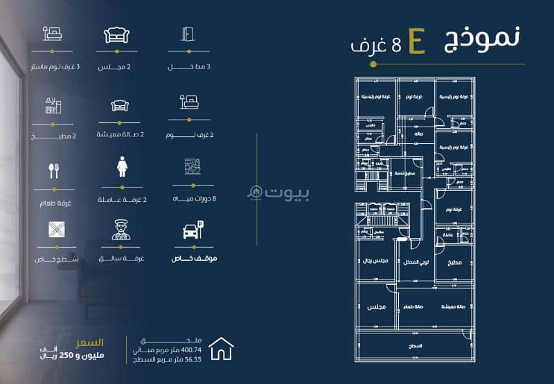 شقة 8 غرف للبيع في الفيصلية، جدة