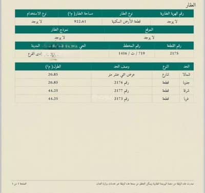 Residential Land for Sale in Wadi Al Foraa - Land For Sale in Wadi Al Furaa, Al Madinah Region