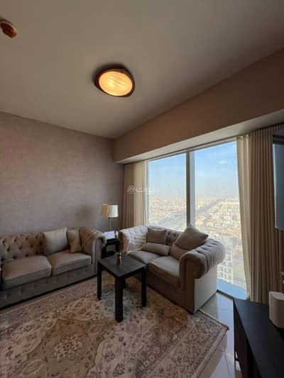 1 Bedroom Apartment for Rent in North Riyadh, Riyadh - Apartment in Raffles Tower overlooking the financial center