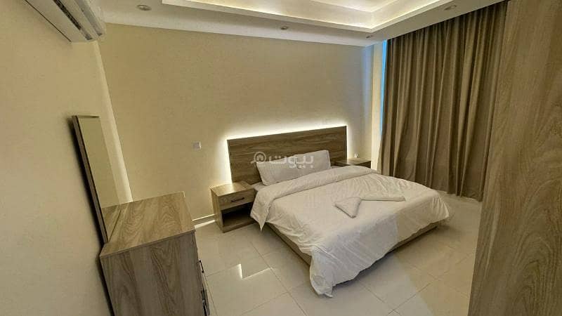 Furnished apartment for monthly rent in Jeddah, Al Rawdah neighborhood, Hamad Al Jasser street