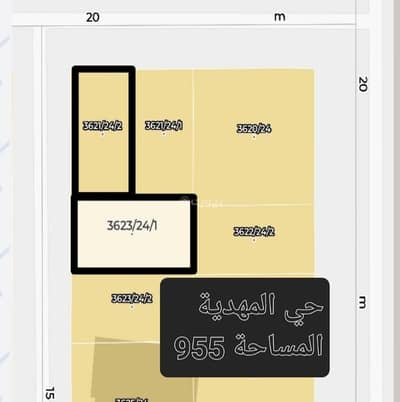 ارض سكنية  للبيع في غرب الرياض، الرياض - فرصة ذهبية أرض للبيع  في المهدية زاوية 955م – الخيار المثالي للاستثمار والسكن الفاخر