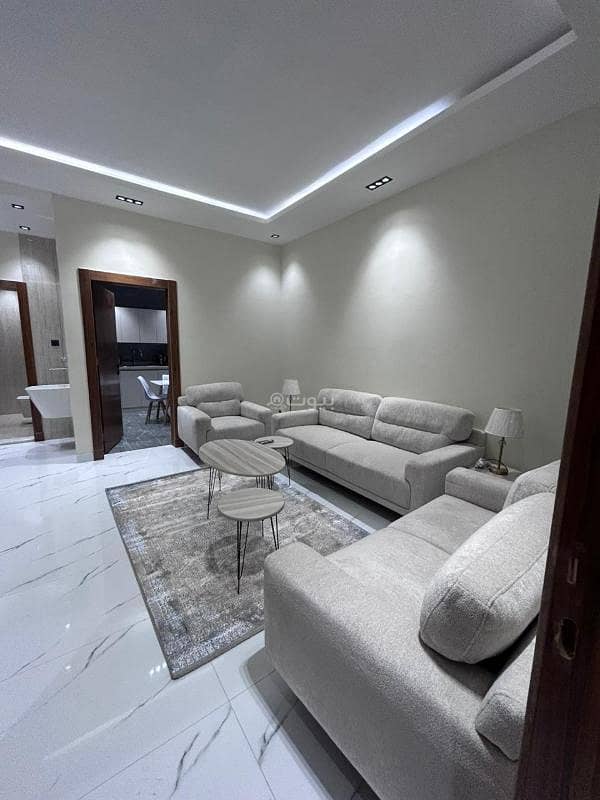 Two-bedroom apartment for rent in Al Aarid district, Riyadh.