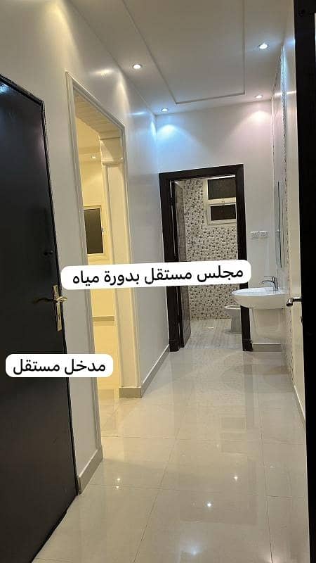للايجار شقة ظهرة لبن اربع غرف ومطبخ دورتين مياه