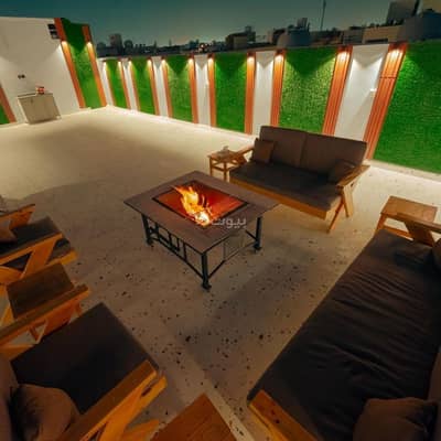 شقة 1 غرفة نوم للايجار في الرياض - rooftop 35