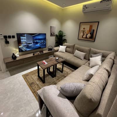 شقة 1 غرفة نوم للايجار في الرياض - شقة صاله وغرفة نوم بتصميم أنيق و دخول ذاتي