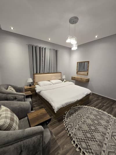 1 Bedroom Flat for Rent in Jeddah - Studio with master bed and bathroom