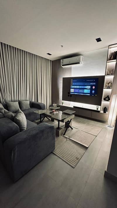 شقة 3 غرف نوم للايجار في الرياض - شقة بتصميم فاخر بشمال الرياض