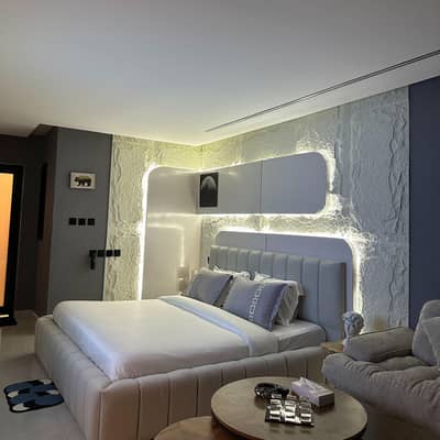 شقة 1 غرفة نوم للايجار في الرياض - شقق خاصة بتصميم فندقي